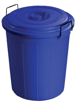 PLASTIC DRUM - 30 WITH LID(18 PCS PK)
