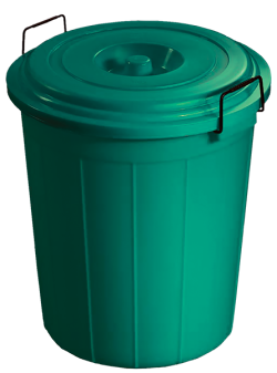 PLASTIC DRUM - 30 WITH LID(18 PCS PK)