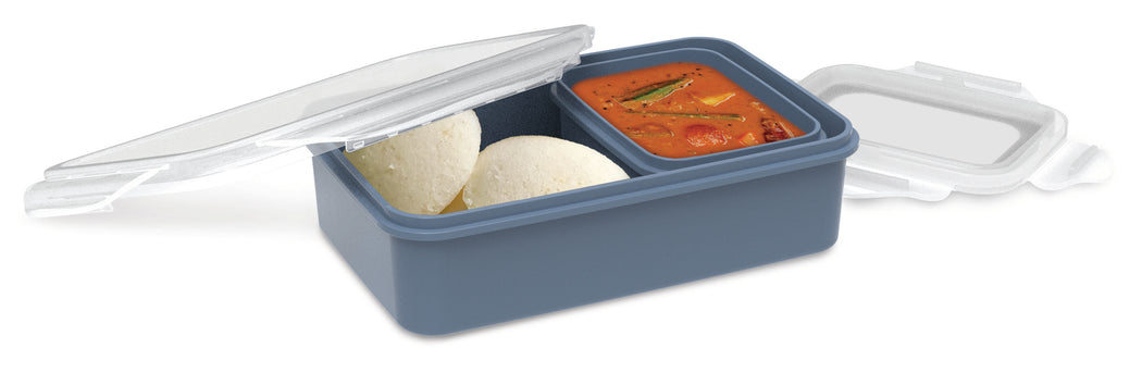 Lock & Safe Container 1250H X 1, 350H X 1 (1600 ml) (Assorted) (2 Pc Set)