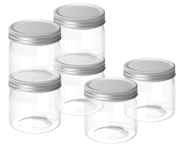 Crystal Jar (230 ml X 6 ) (Natural) (6 Pc Set)
