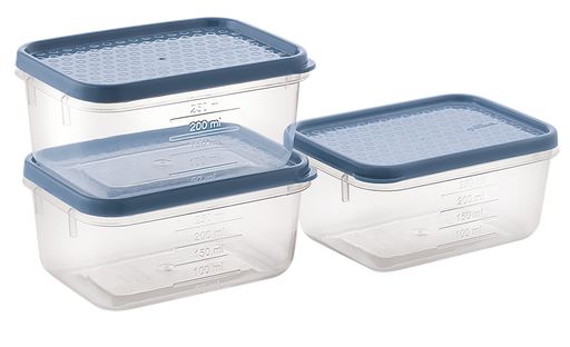 POLKA CONTAINER NO 22 (250 ML)(3 PCS SET) (48 SET PK)