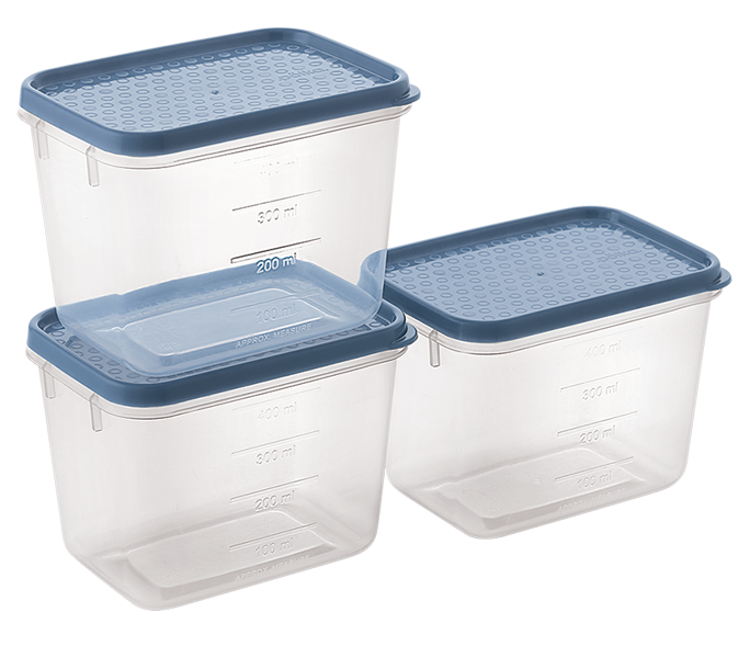 POLKA CON1AINER NO 23 (400 ML)(3 PCS SET)(50 SET PK)
