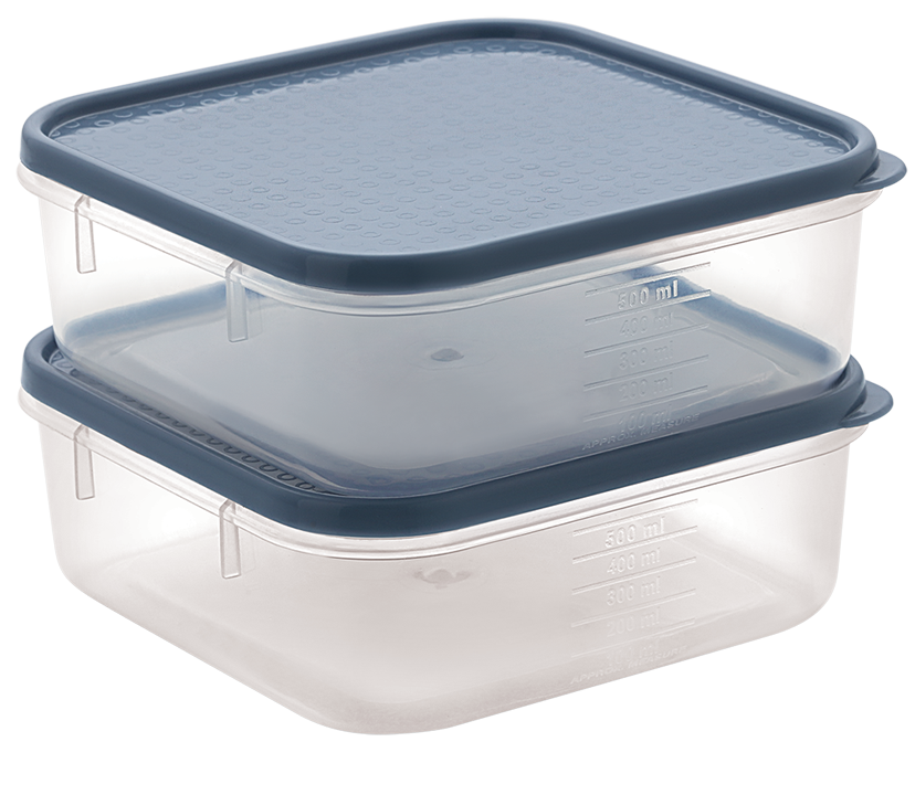 POLKA CONTAINER NO 24 (500ML) (2 PCS SET) (48 SET PK)