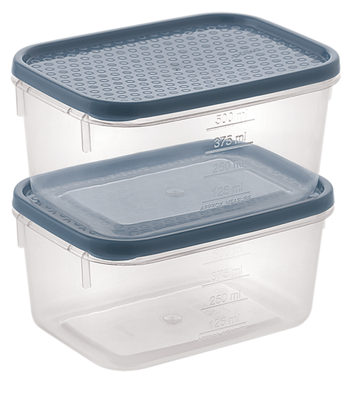 POLKA CONTAINER SET 411 (500 ML) (2 PCS SET) (36 S)