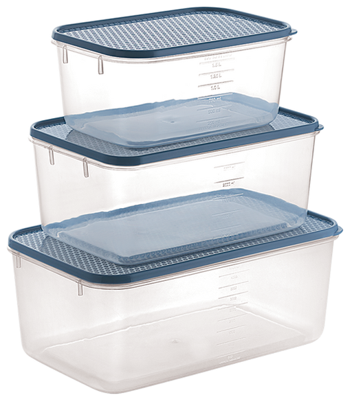 POLKA CONTAINER NO 511 - 513(3 PCS SET)  9300 ML (24 SET)