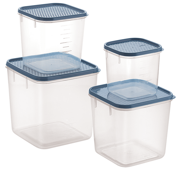 POLKA CONTAINER SET 401 - 404(4 PCS SET)  6800 ML (20 SETPK)