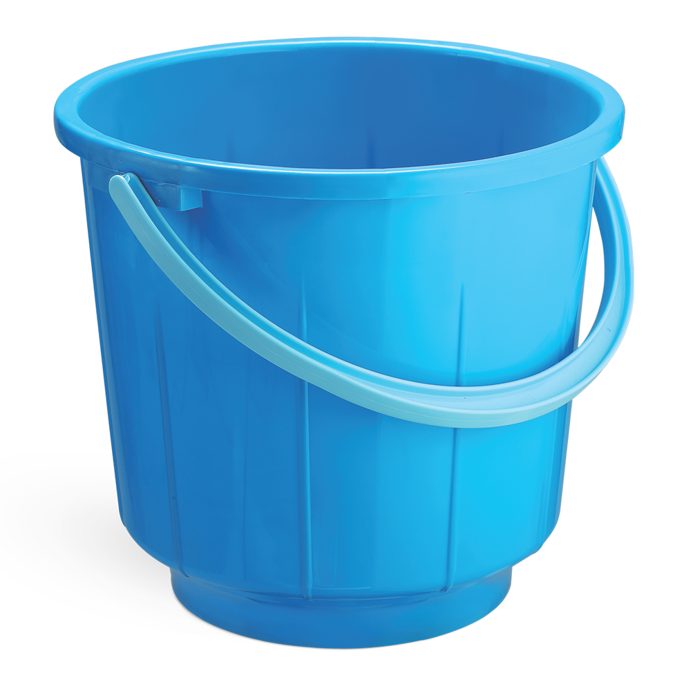 ST. BUCKET WITH PLASTIC HANDLE (18 LTR)  (24 PC PK)